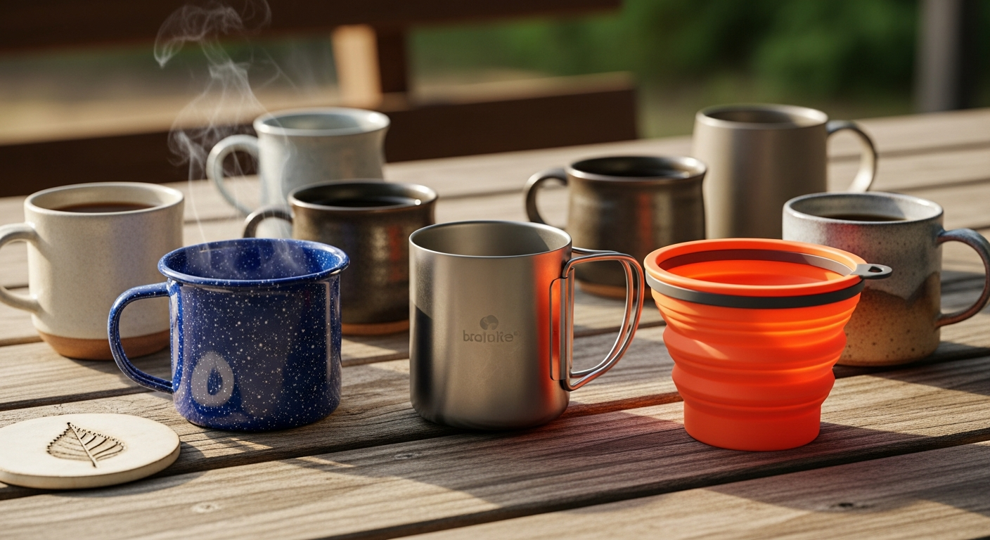 Camping & Outdoor Cups: Titanium, Enamel & Collapsible Picks | iCup